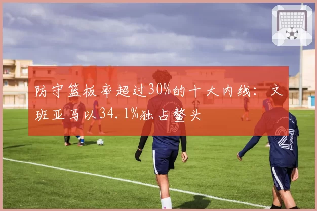 防守篮板率超过30%的十大内线：文班亚马以34.1%独占鳌头